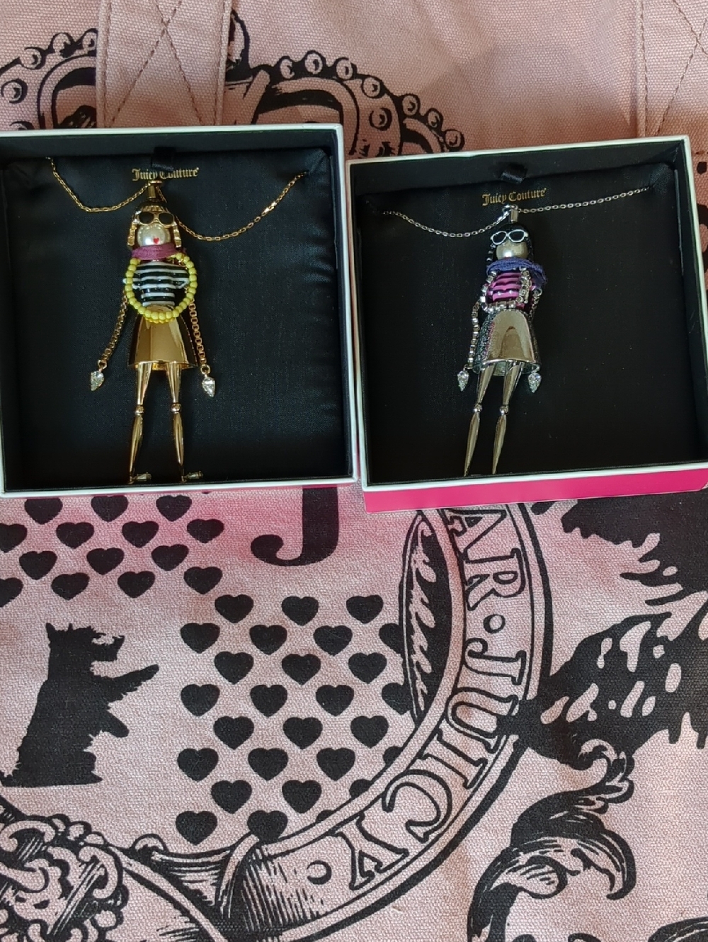 Juicy Couture Women's Multi-Color Doll Pendant Necklace